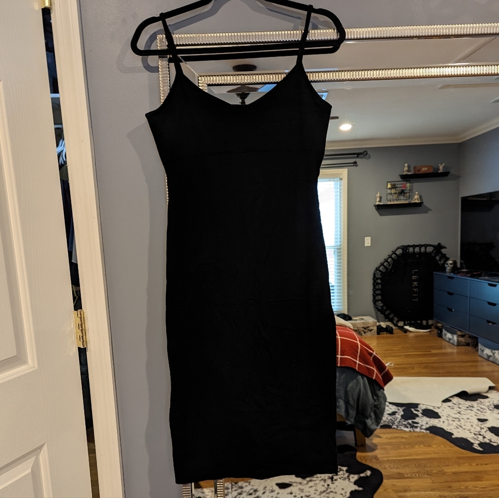 ASOS Basic Black Midi Dress US 6